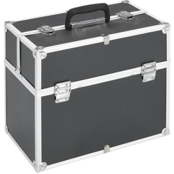 vidaXL Valigia per Cosmetici 37x24x35 cm Nera in Alluminio - Nero precio