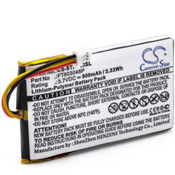 Li-Polymer batteria 900mAh (3.7V) per auricolare e cuffie wireless come Turtle Beach FT603048P - Vhbw en oferta