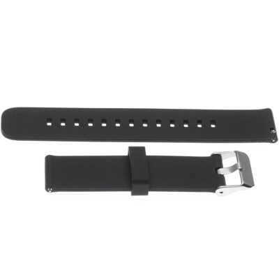 Cinturino di ricambio L compatibile con Samsung Gear Sport, S2 Classic smartwatch fitness-tracker 12.2cm + 8.5cm nero - Vhbw