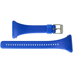 vhbw cinturino di ricambio in TPE L compatibile con Polar FT4, FT4f, FT4m, FT7, FT7m smartwatch - 11.5cm + 8.5 cm, blu en oferta