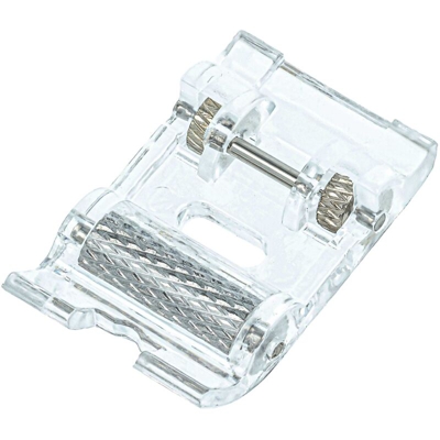 Accessorio Pezzo di Ricambio Macchina Da Cucire Piedino a rullo per Brother Innov-is NX200, NX2000, NX250, NX400, NX450, NX600, NX650 - Vhbw