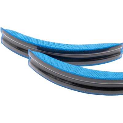 imbottitura per archetto di ricambio compatibile con Logitech F450, G35, G430, G930 cuffie, headset - blu - Vhbw