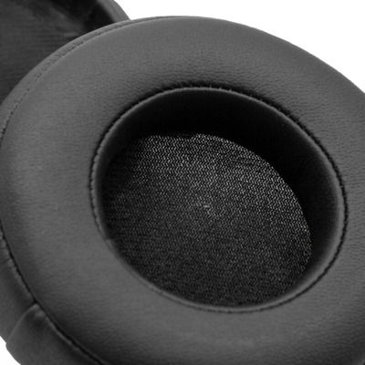 cuscinetti auricolari di ricambio 8.5cm compatibile con Beats Monster by Dr. Dre Mixr cuffie, headset; nero - Vhbw