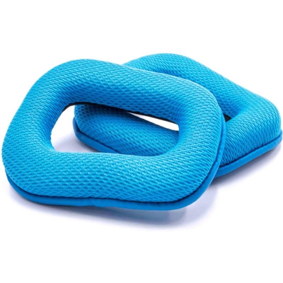 cuscinetti auricolari di ricambio compatibile con Logitech F430, F450, G35, G430, G450, G930 cuffie, headset; blu - Vhbw