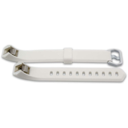 Cinturino di ricambio L bianco 10.5cm + 11.5cm compatibile con Fitbit Alta HR smartwatch fitness-tracker - Vhbw precio