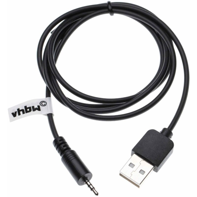 1 x cavo di ricarica USB con spina jack compatibile con Harman Kardon BT e altri modelli di cuffie con presa di ricarica - Vhbw
