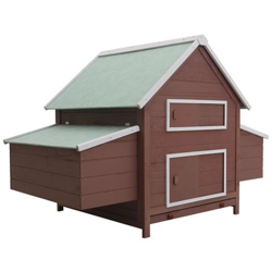Pollaio Marrone 157x97x110 Cm In Legno características
