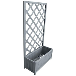 Fioriera A Traliccio 30x70x135 Cm In Legno Massello Di Abete en oferta