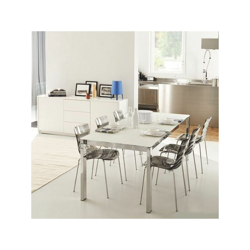 Connubia - CS/4010-MV 160 8A Tavolo Baron di Calligaris-P1C Ceramica Cemento-P16 Grigio Opaco-P16 Grigio Opaco características