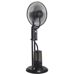 Ventilatore a Piantana con Nebulizzatore Regolabile - 3 Velocitá, Modalitá Oscillazione, Testa Inclinabile - Motore 75W Timer a 60 min. - Nero precio