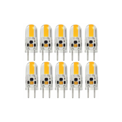 MENGS® 10 pezzi GY6.35 3W Lampada LED Lampadina AC/DC 12V Bianca Calda 3000K Con Cappotto Silicone precio