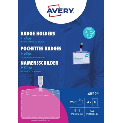 4822 badge e porta badge - Avery