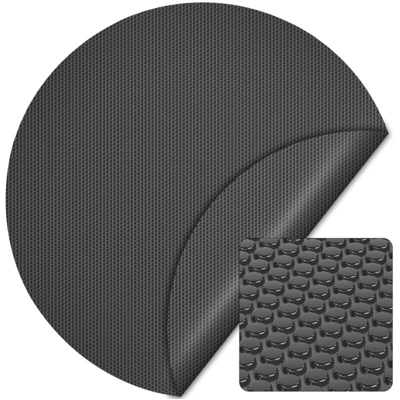 Wiltec - Copertura a bolle d'aria per piscina rotonda protezione isotermica Ø 3,6m nero