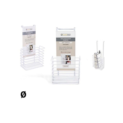 Contenitore per Sistemare Multiuso Ciondolo Bianco 19 x 12 x 36 cm - Confortime