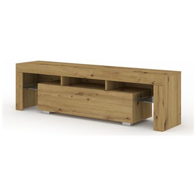 Mobiletto Tv Emu 162 Cm Con Ripiani (artisan Rovere Senza Led)