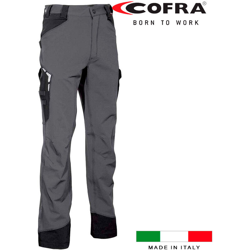 Pantaloni Hagfors grigio scuro nero taglia 46 - Cofra en oferta