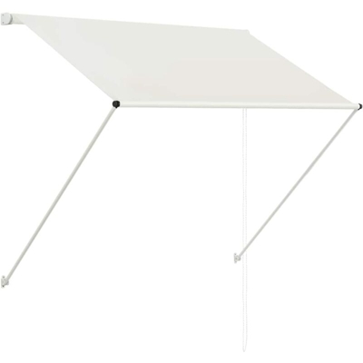 vidaXL Tenda da Sole Retrattile Crema 100x150 cm - crema