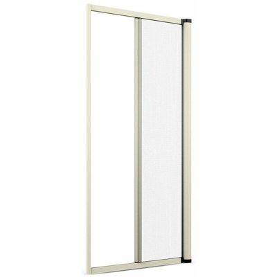 Zanzariera a rullo 'Gold roll' per porte e finestre adattabile su misura in kit -LATERALE / 150 X H 250 CM / AVORIO