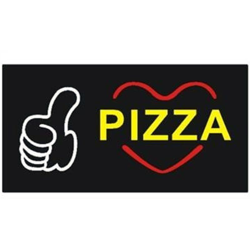 Logo Insegna Luminosa Per Bar Ristorante Pizzeria A Led Scritta Pizza Vetrina precio