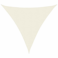 Parasole a Vela Oxford Triangolare 3,6x3,6x3,6 m Crema - crema - Vidaxl características