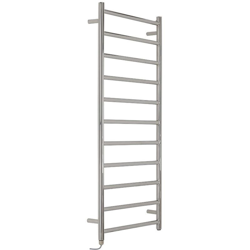 Hudson Reed Quo Scaldasalviette Elettrico Moderno di Design Verticale - Termoarredo Bagno Contemporaneo a Scaletta - Acciaio Inox Cromato - 300W precio