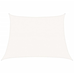 vidaXL Vela Parasole 160 g/m² Bianca 4/5x3 m in HDPE - Bianco en oferta