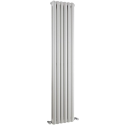 Hudson Reed Saffre Radiatore Termoarredo di Design Verticale Moderno - Termosifone con Finitura Bianco - Design a Colonna Doppia Arrotondata - 1489W en oferta
