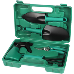 Set attrezzi da giardino 5 pezzi 5 pezzi verde scuro precio