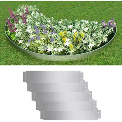 Pannelli di Recinzione per Prato 5 pz Acciaio Zincato 100x20 cm características
