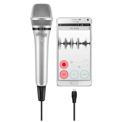 iRig Mic HD-A Microfono digitale Samsung Pro Audio, Android 5, PC