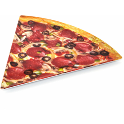 Dmail - Piatto a forma di trancio di pizza capricciosa en oferta