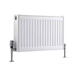 Hudson Reed Eco Radiatore Termoarredo a Piastra Type 22 - Termosifone Convettore Bianco - 879W - 400 x 600mm - Riscaldamento ad Acqua Calda en oferta