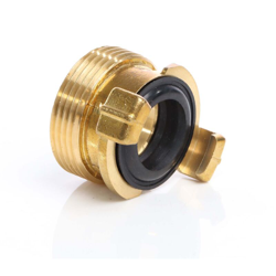 Boccola del tubo in ottone Raccordo rapido Tubo dell'acqua Tubo da giardino DN32 (1 1/4') Fil. est. en oferta