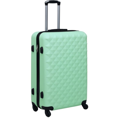 vidaXL Trolley a Custodia Rigida Menta in ABS - Verde
