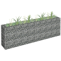 Gabbione Letto Rialzato in Acciaio Zincato 180x30x60 cm características