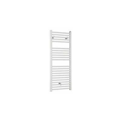 Fer giove termoarredo scaldasalviette dritto bianco 55 x h 120 cm interasse 50