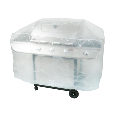 Ribimex - Copertura rettangolare per barbecue - ECO PLATINIUM - 130 x 70 x 80 cm