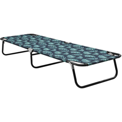 Lettino Prendisole Pieghevole Motivo a Foglie in Acciaio - Multicolore - Vidaxl precio