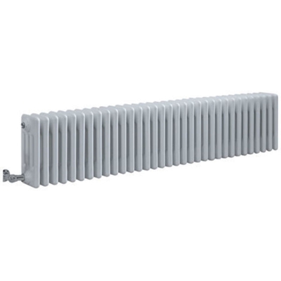 Hudson Reed Regent Radiatore Termoarredo Elettrico di Design Orizzontale - Termosifone Bianco -4 x 33 Colonne - Senza Termostato - 300 x 1505 x 139mm