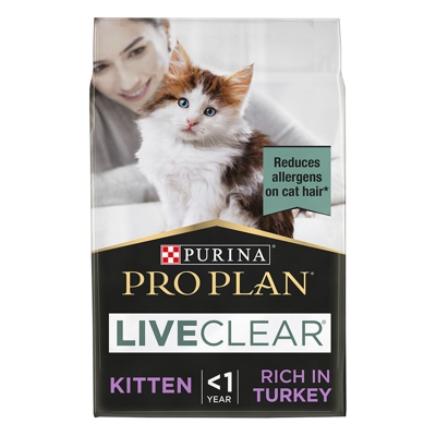 Pro Plan LiveClear® Gattini Ricco in Tacchino - 1,4 kg