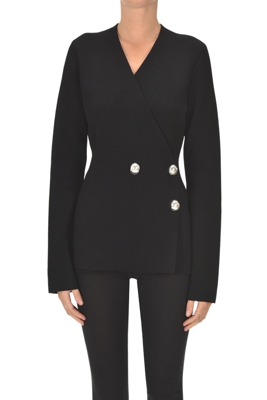 Structured cardigan jacket