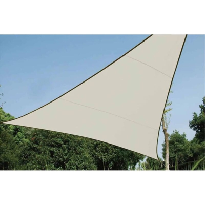Perel Vela Parasole Triangolare 3,6 m Crema GSS3360 - crema