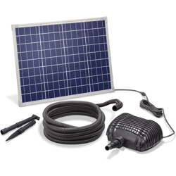 Esotec - Pompa solare per ruscelli con potenza di 50W e portata di 2500l/h. Pompa solare per stagno a cascata 101960 características