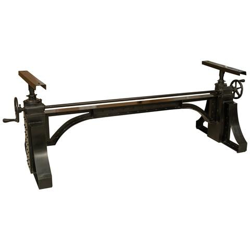 Base Di Tavolo In Ghisa Regolabile Da Ingranaggio A Manovella en oferta