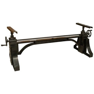 Base Di Tavolo In Ghisa Regolabile Da Ingranaggio A Manovella