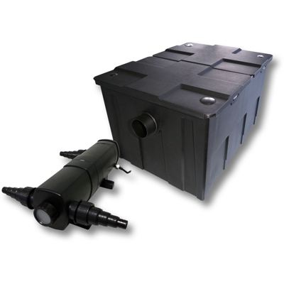 Set filtro per stagni 60000l 36W UVC Depuratore per stagni 155W pumpe Fontanapumpe