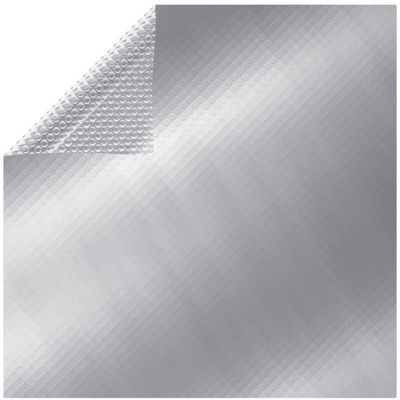 vidaXL Copertura per Piscina Argento 450x220 cm PE - Argento