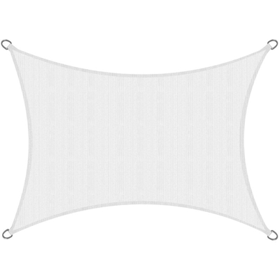 Sol Royal Tenda a vela parasole e ombreggiante rettangolare SolVision Bianco, 400x300 cm