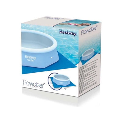 Bestway Telo di Protezione per Piscina Flowclear 274x 274 cm - Blu