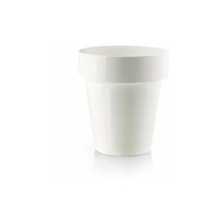 Vaso tondo cilindro Porto Colour vasi in resina colorati da esterno e giardino fiori e piante. -DIAM 40 x H 43.5 cm / Bianco características